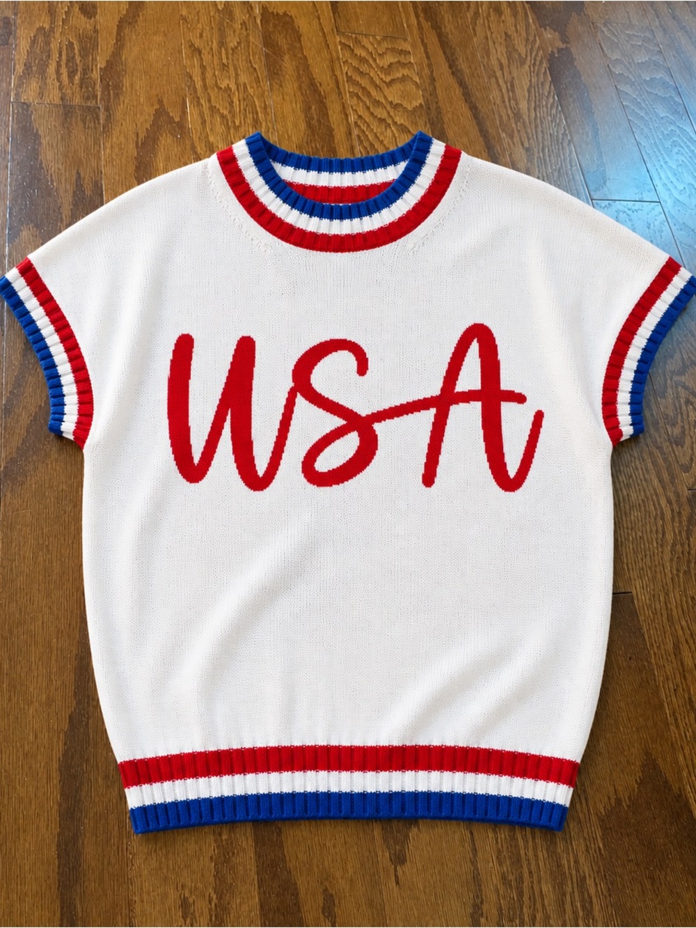 USA Knit Sweater Patriotic America 250th Anniversary - Picture 6 of 10